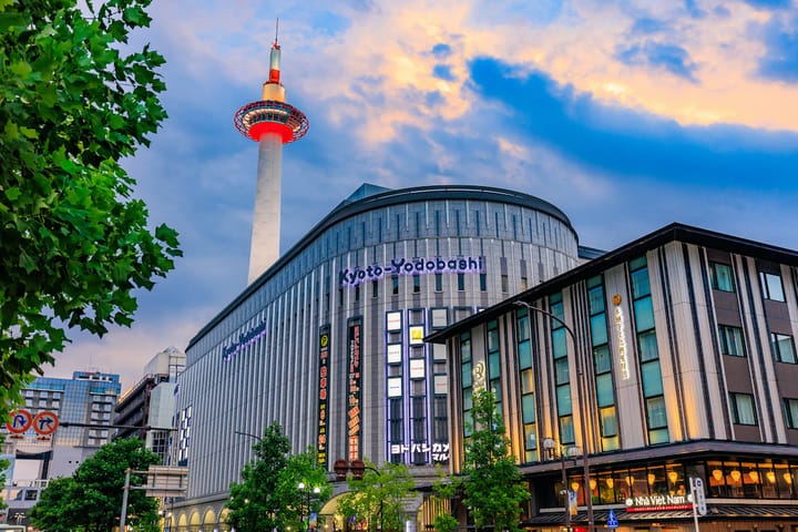 We just arrived Kyoto, stay near Kyoto tower. Any good shopping and food around here?